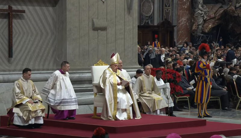 Papa Francisco, hoy en el Vaticano