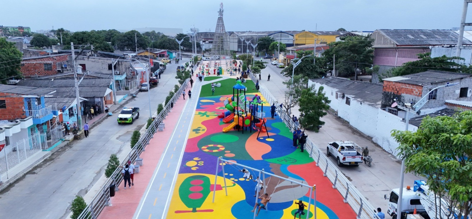 Primera etapa del Malecón del barrio Rebolo.