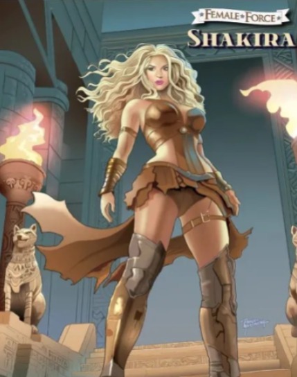 El comic de Shakira fue ilustrado por Martín Giménez.