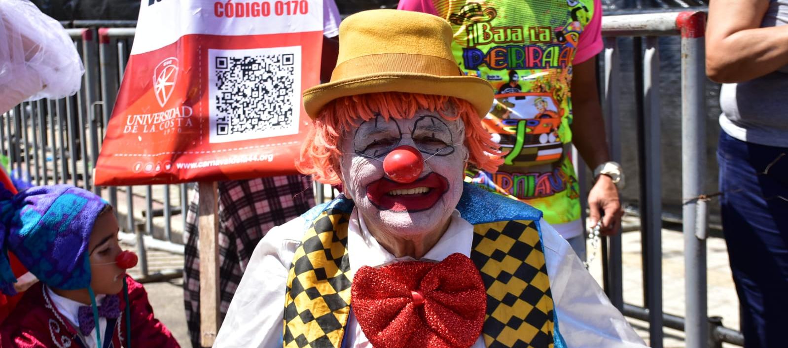 El payaso ‘Carasucia’, cuyo nombre de pila es José Fernando Herrera