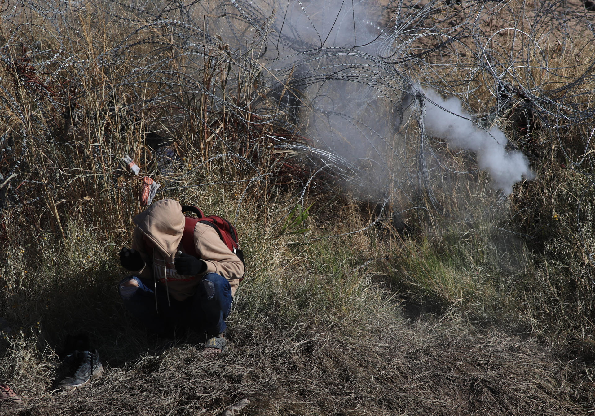 Los migrantes se encontraban cerca del Río Bravo.