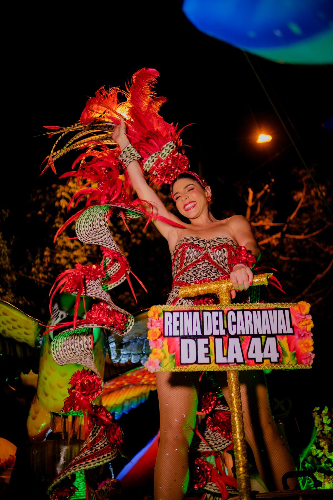 Alexsandra Estarita fue aplaudida durante el recorrido.