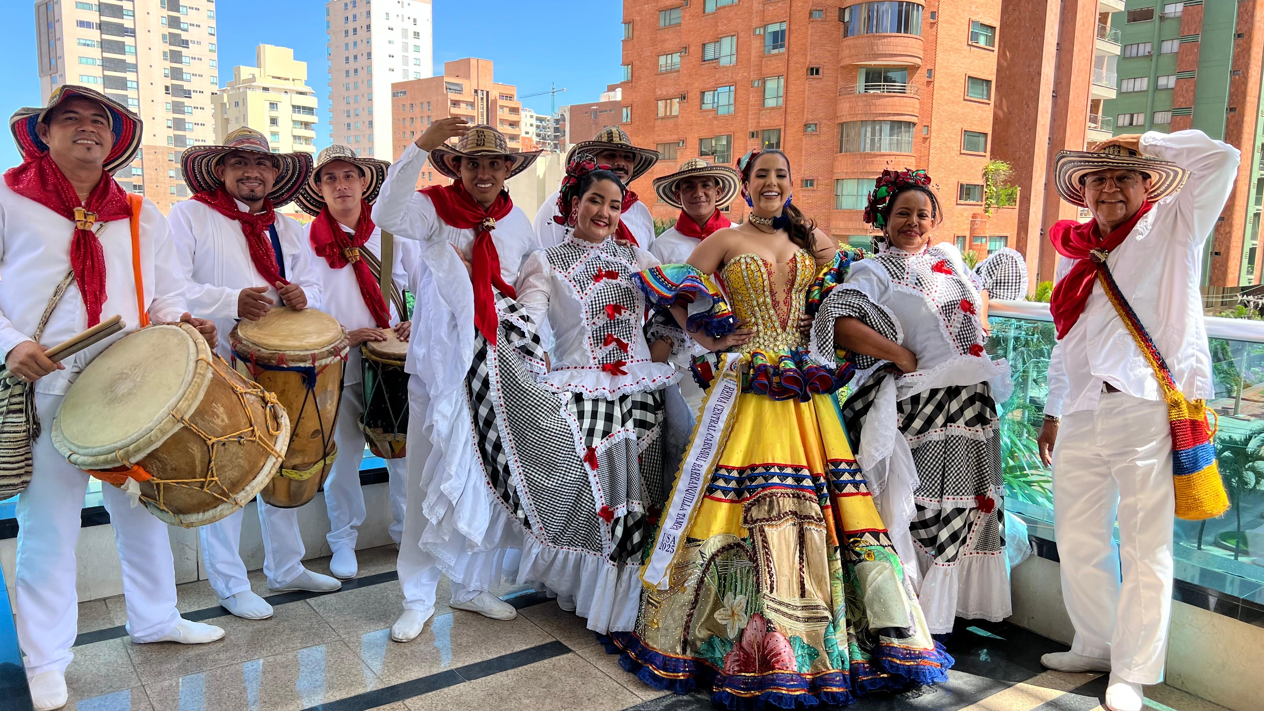 Adriana Vukota, Reina Central del Carnaval de Barranquilla en Tampa.