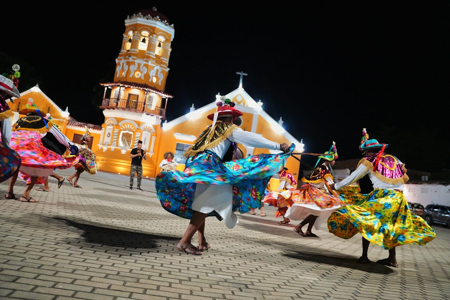 La Plaza Santa Bárbara, en Mompox. 