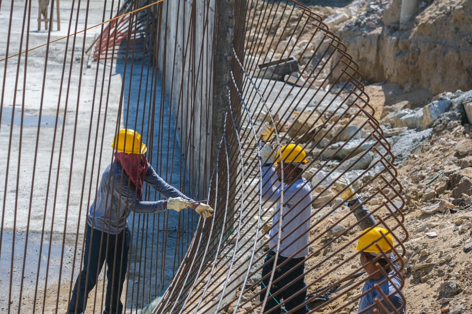 Obras de estabilización de un tramo de 150 metros de la vía Salao – Platanal.