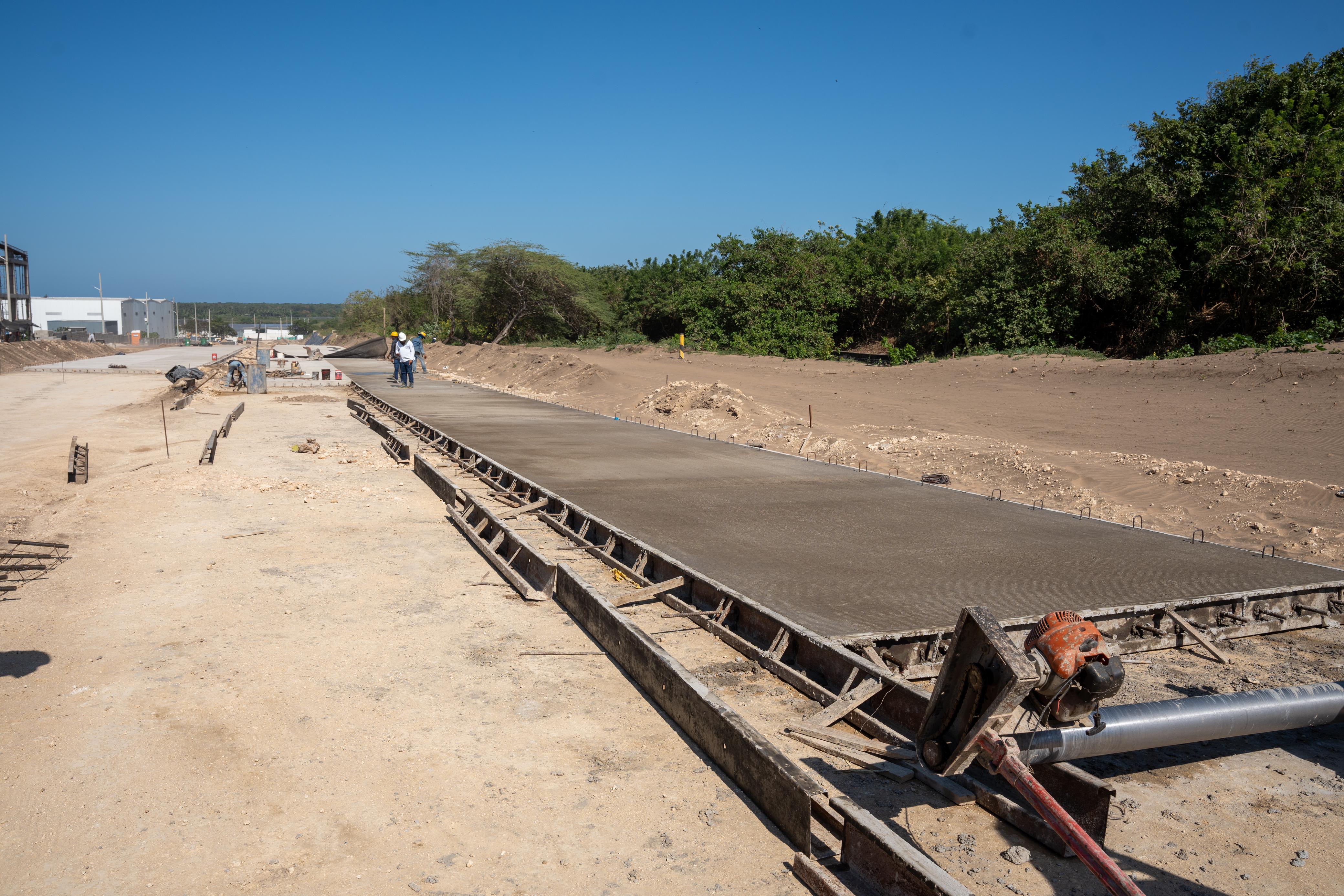 Avances de la obra.