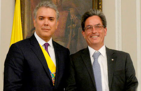 Presidente Duque y su Ministro Carrasquilla