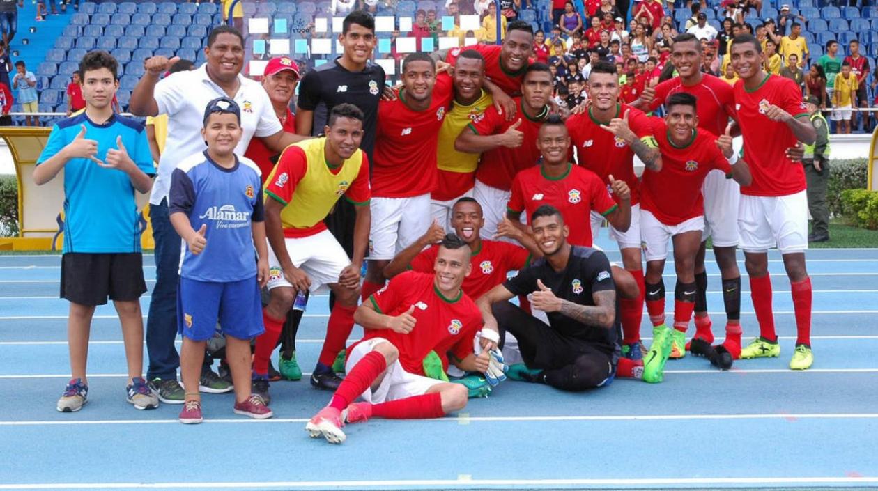Jugadores del Barranquilla FC. 