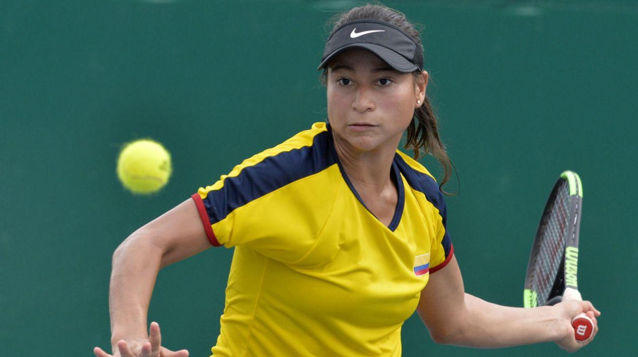 María Fernanda Herazo, tenista de la Selección Colombia. 