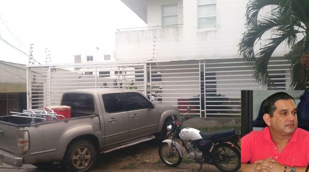 Casa del concejal de Barranquilla Santiago Arias