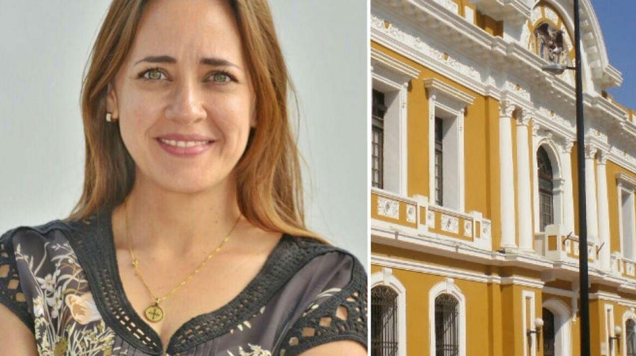 Jimena del Pilar Abril de Angelis, alcaldesa designada de Santa Marta,