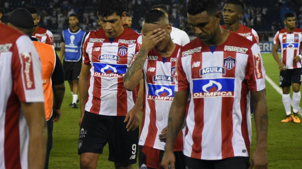 Lamento juniorista de la eliminación en la Copa Sudamericana.