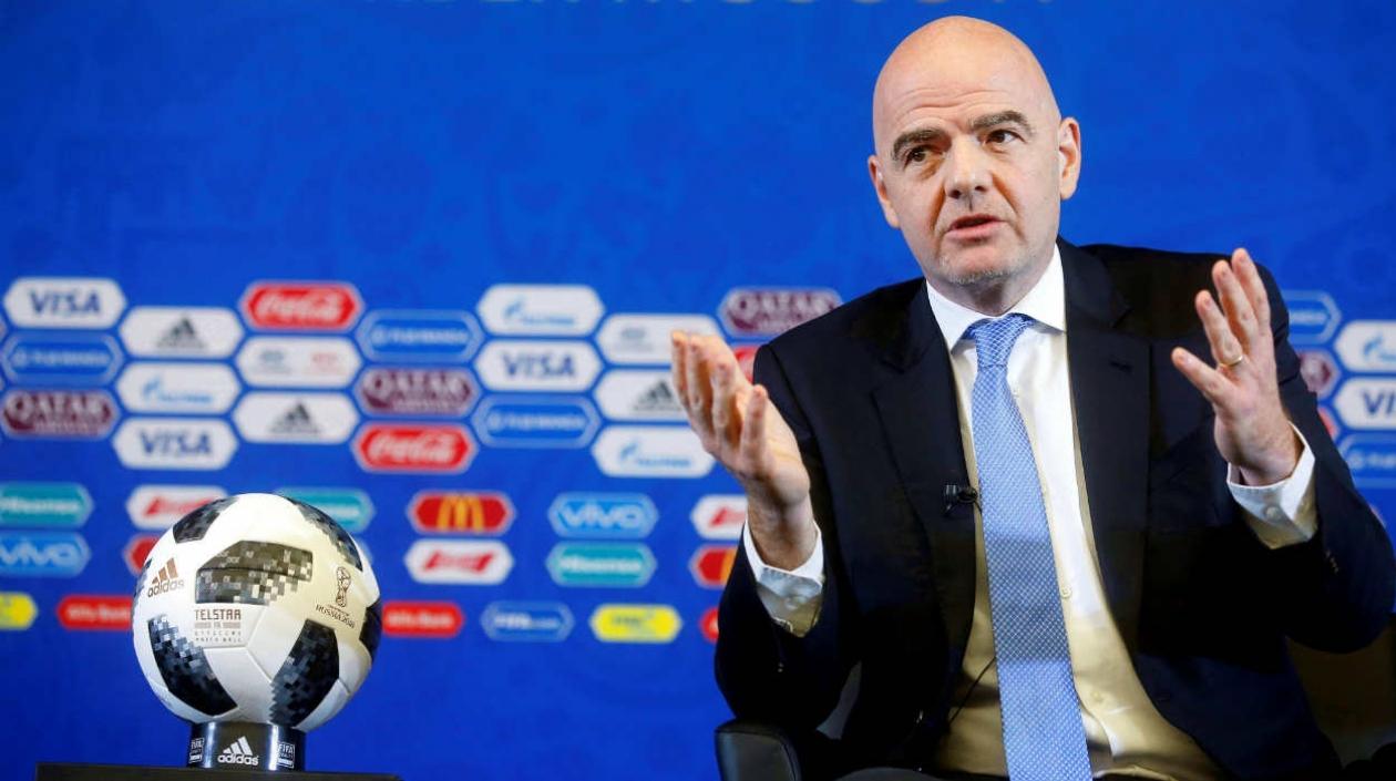 Gianni Infantino, presidente de la FIFA. 