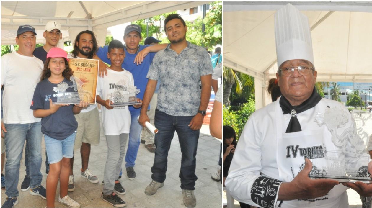 Roberto Pardo, chef del Restaurante Rincón Caribe Rodadero, fue el ganador del concurso con una receta usando el pez león.