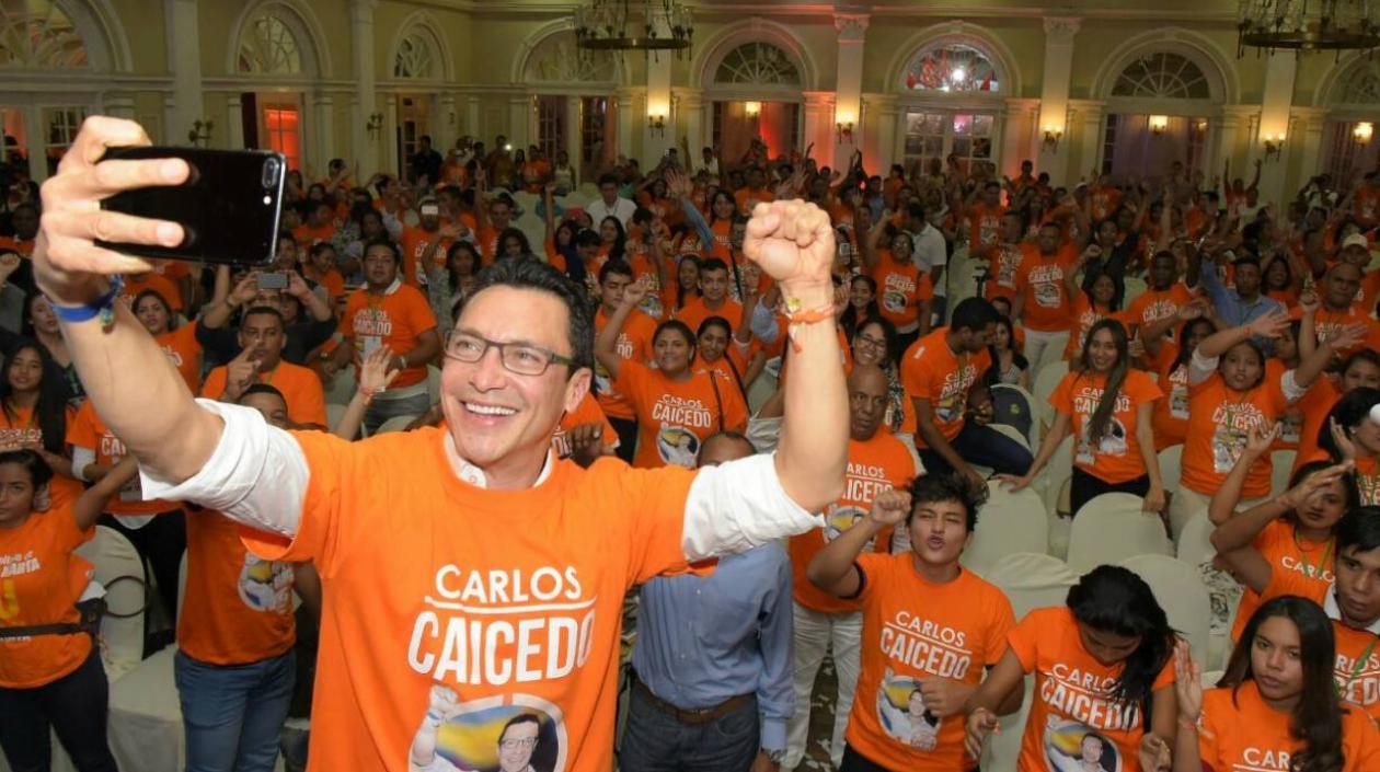 Carlos Caicedo Omar, aspirante presidencial por Fuerza Ciudadana.