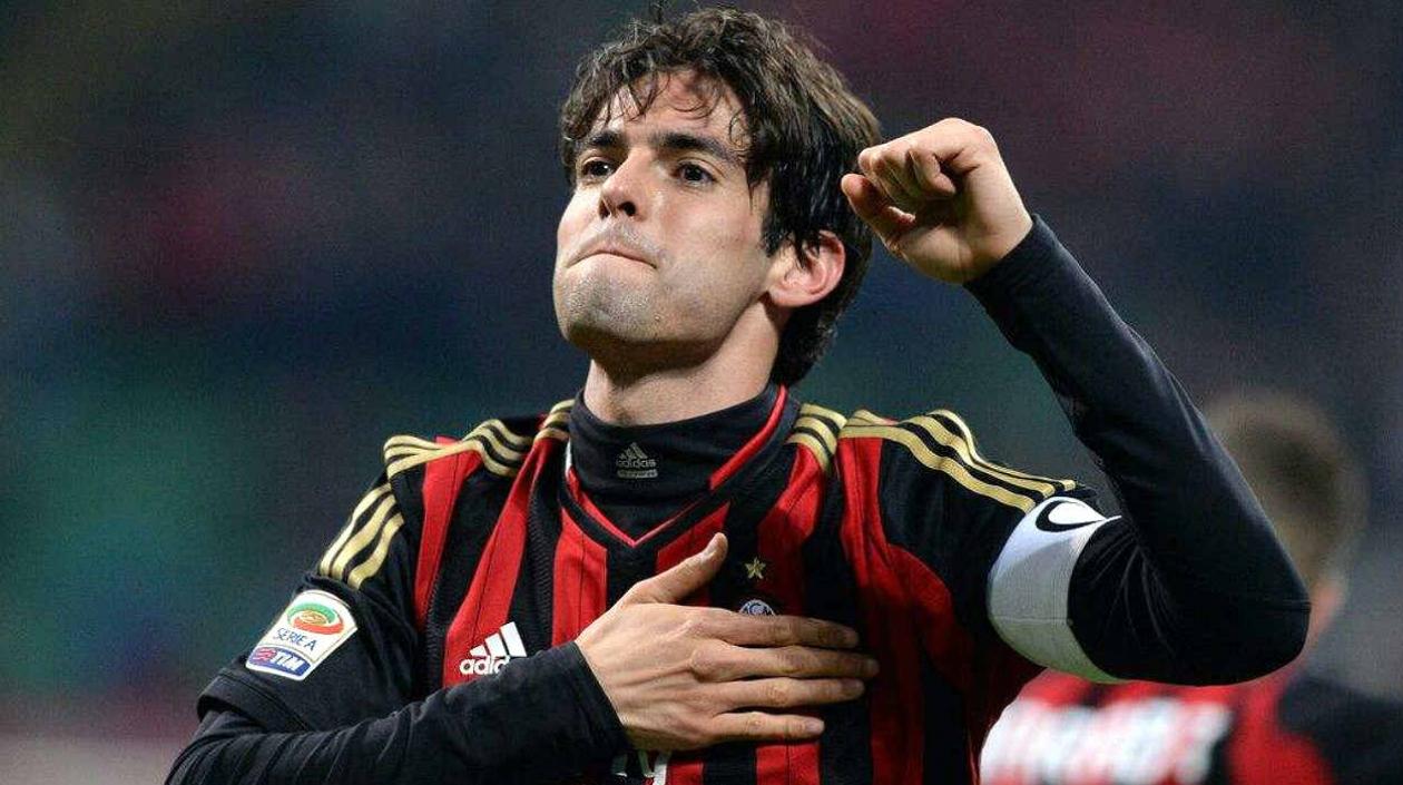 Kaká fue gran figura del AC Milan. 
