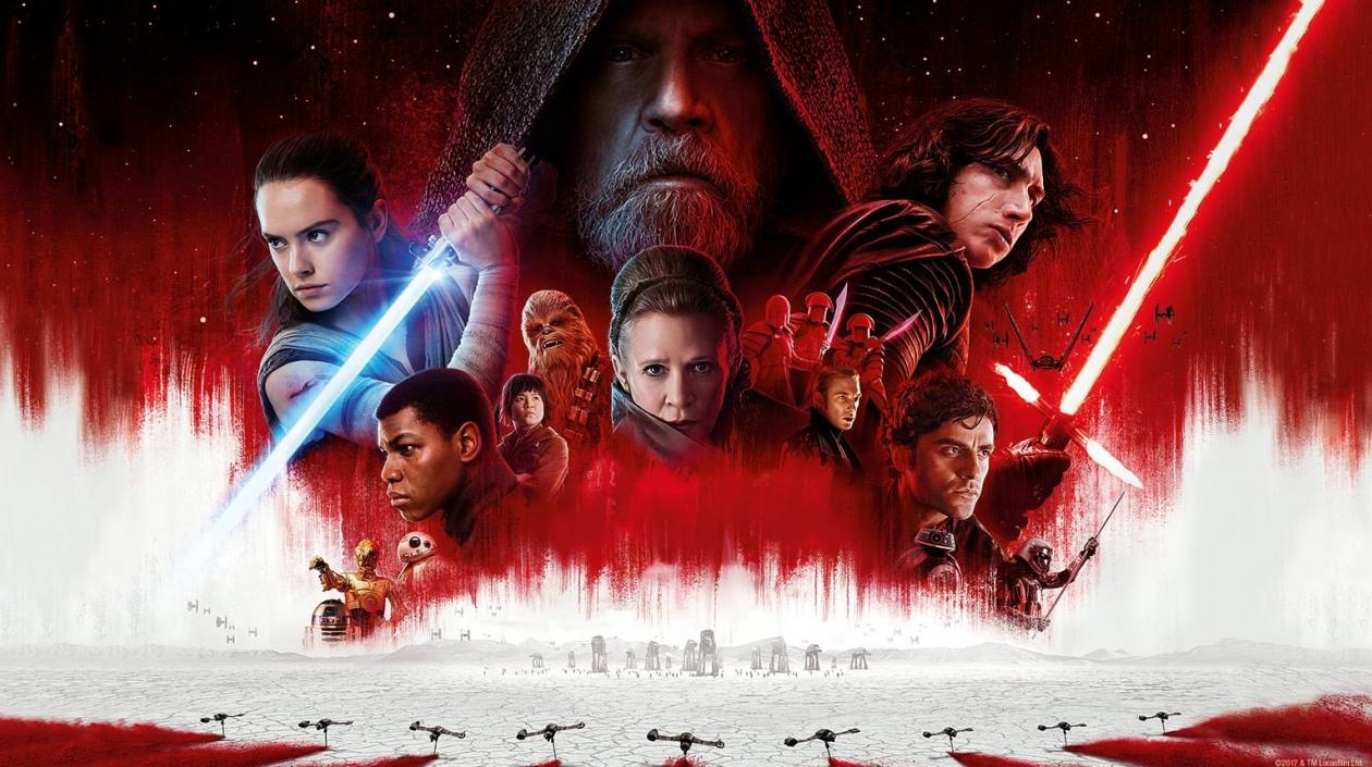 Afiche de "Star Wars: The Last Jedi".