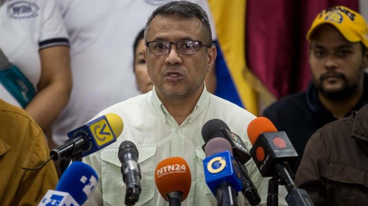 El mandatario provisional de la Alcaldía Metropolitana de Caracas, el opositor Alí Mansour.