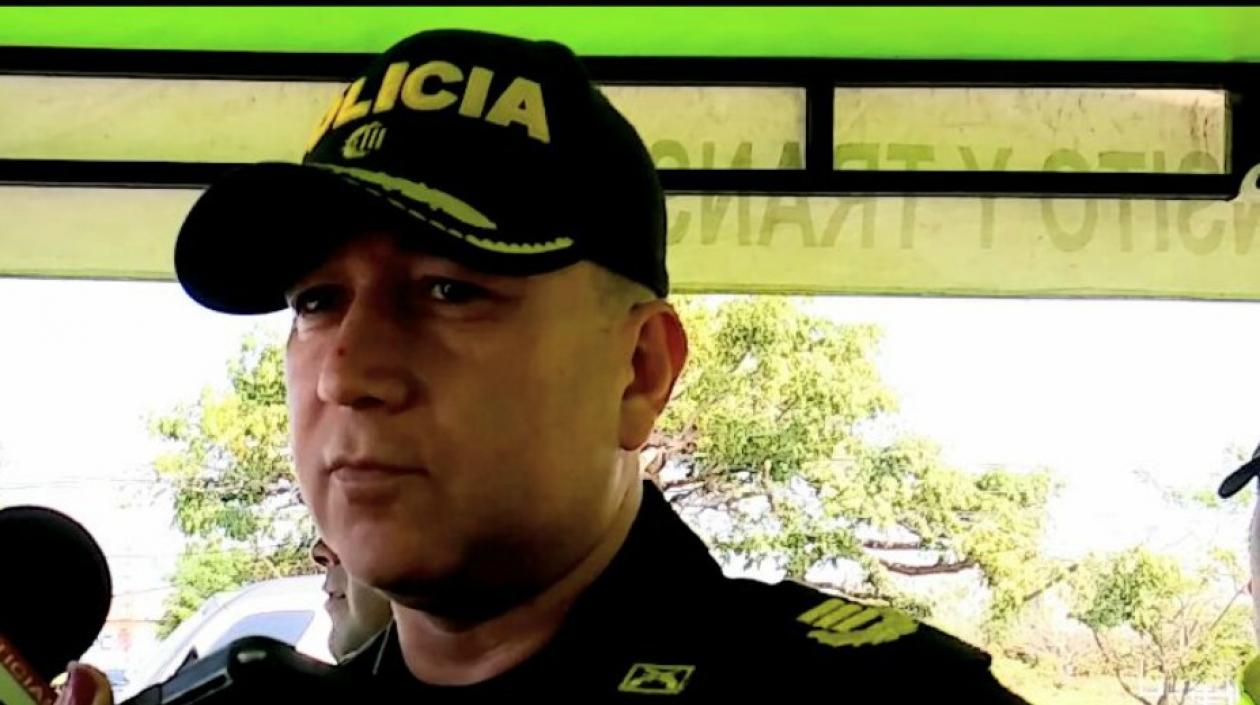 Coronel Mauricio Pérez, subcomandante de la Policía Metropolitana.