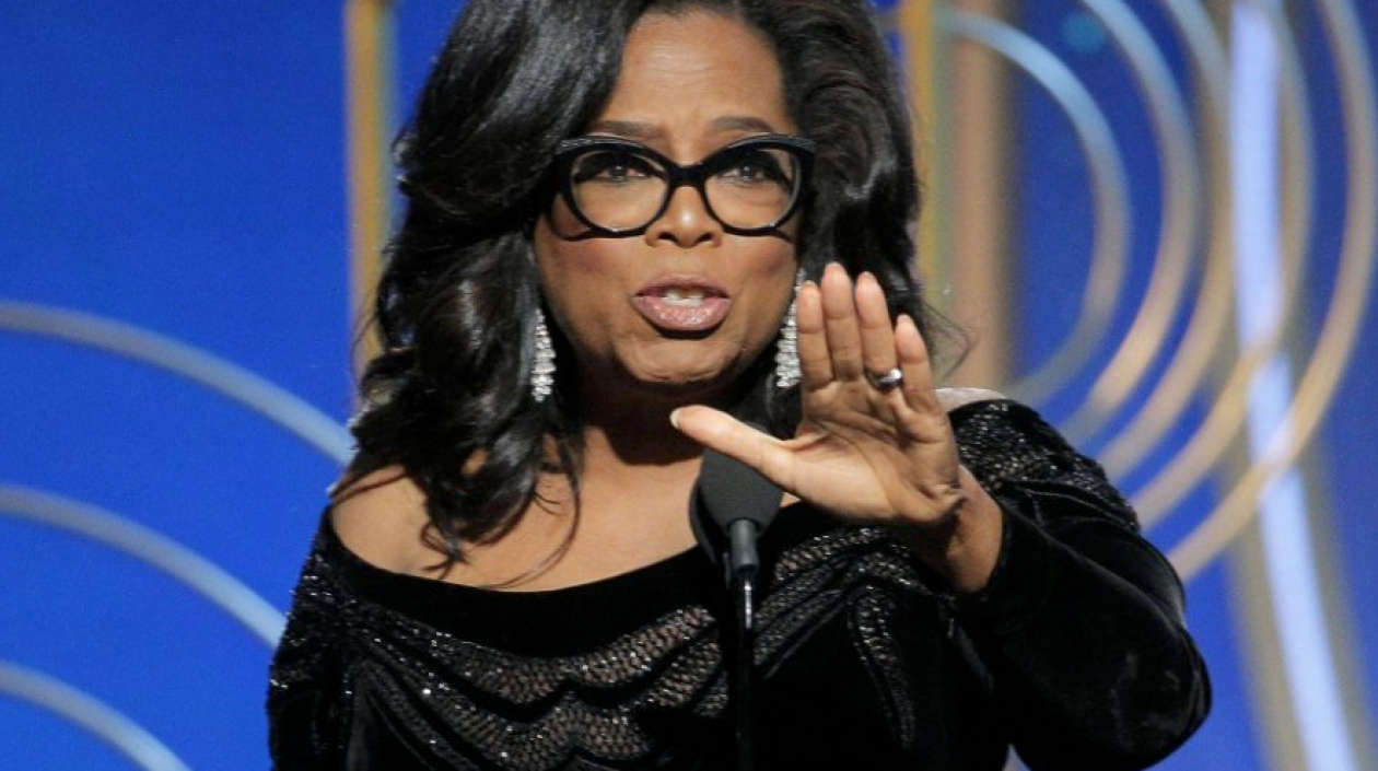 La presentadora y actriz Oprah Winfrey.