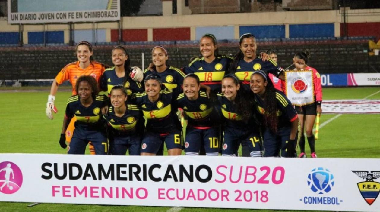 Selección Colombia Sub 20 femenina.