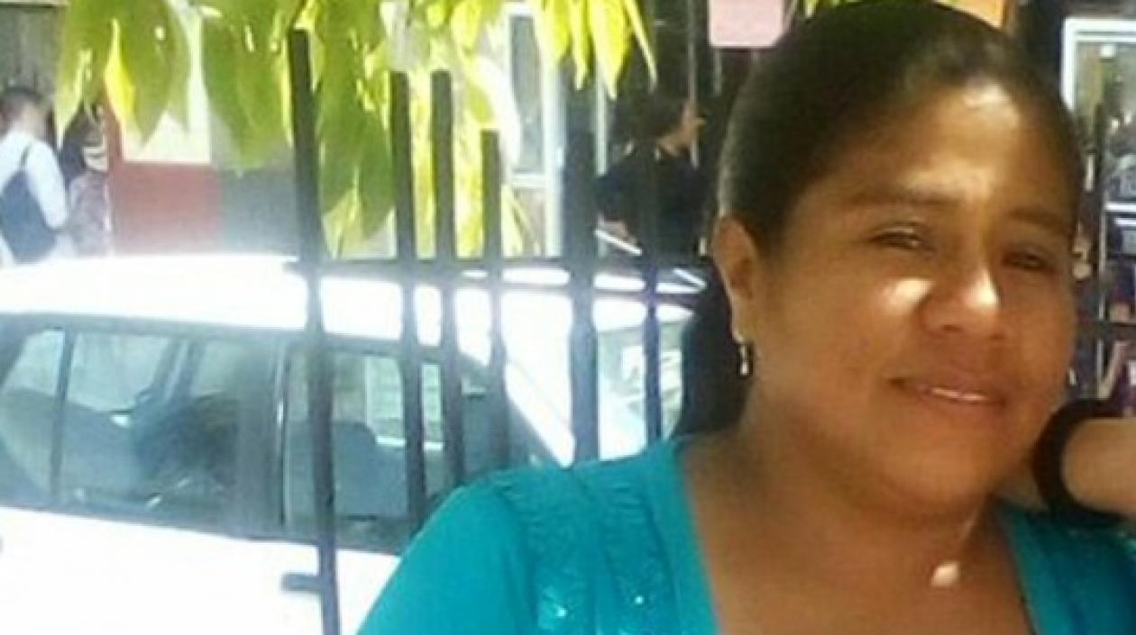 Líder social de Cauca Idaly Castillo Narváez, asesinada el 8 de agosto de 2017.