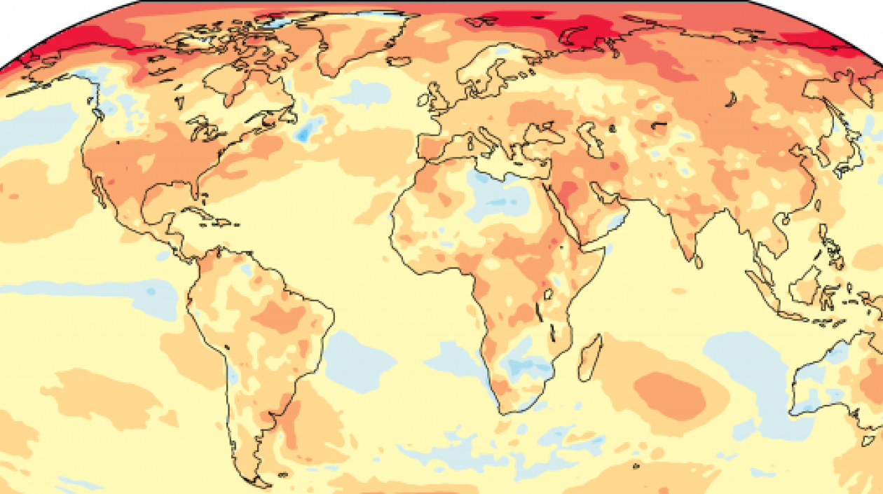 Los años 2015, 2016 y 2017 han sido los más calurosos.