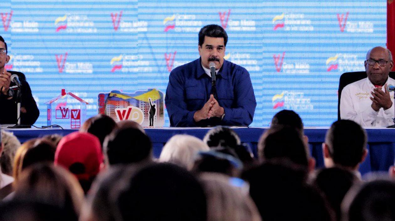 Presidente Nicolás Maduro arremetió contra el Presidente Duque.