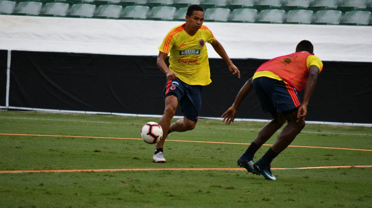 Carlos Bacca, delantero de la Selección Colombia