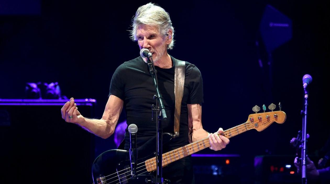 Roger Waters de la banda británica Pink Floyd.