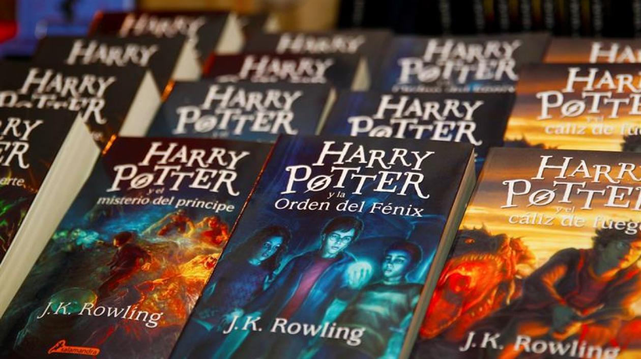 Portadas de los libros de Harry Potter.