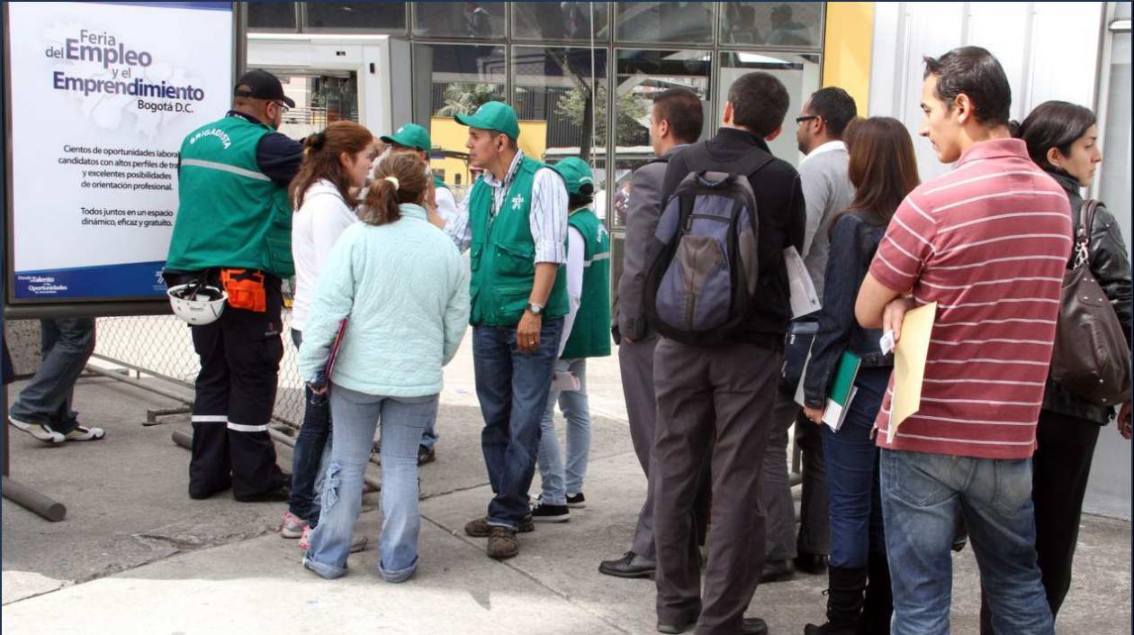 Tasa de desempleo en Colombia aumentó a 9,5%.