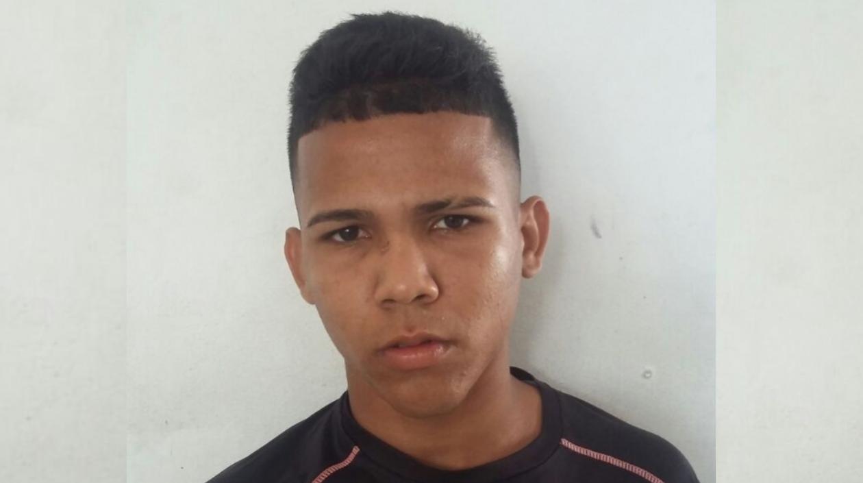  Joseth David Badel Serrano, de 18 años, apodado como 'El Baboso'.