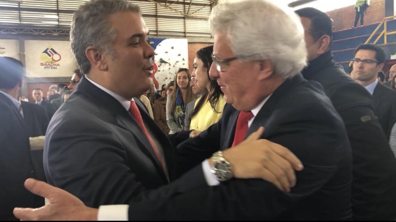 El Alcalde Joao Herrera en reciente encuentro con el Presidente Iván Duque.
