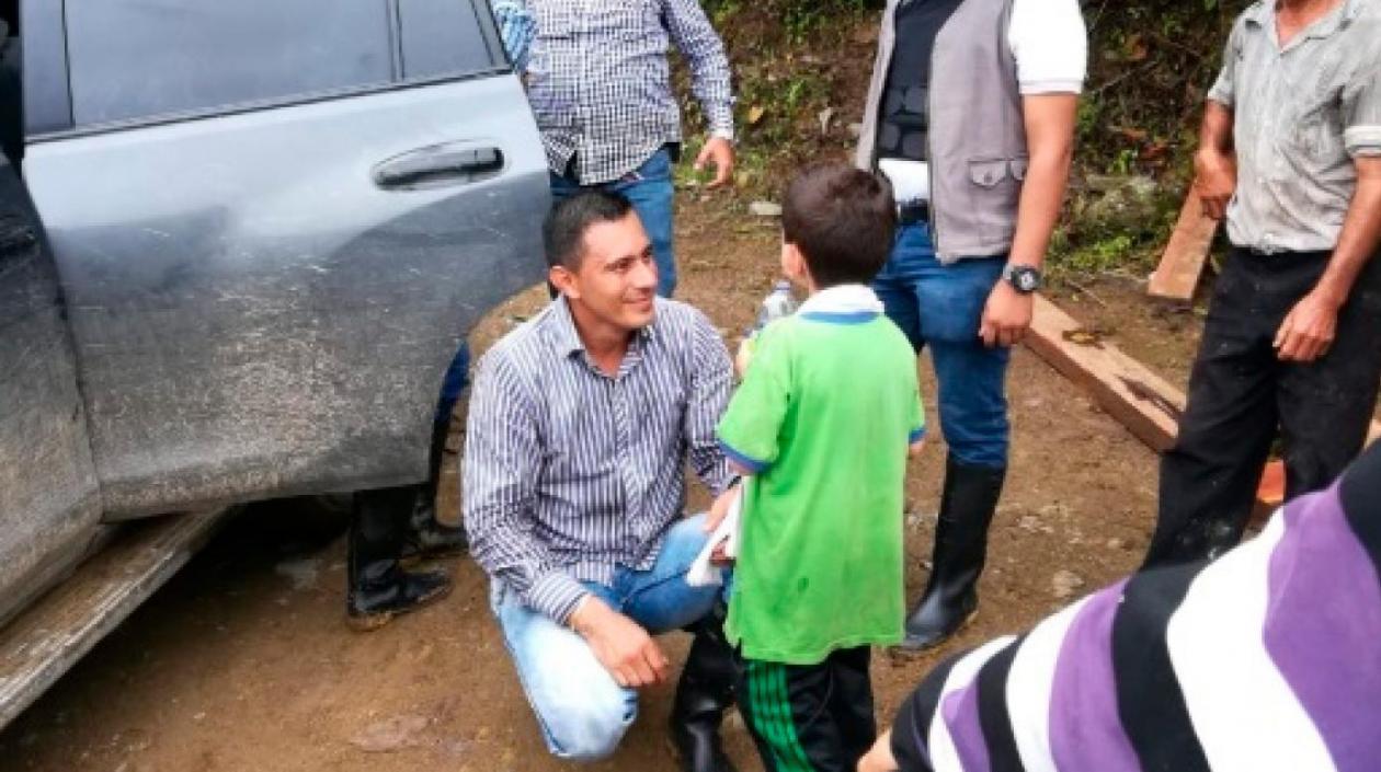 Momento en que fue liberado en octubre pasado el niño Cristo José Contreras