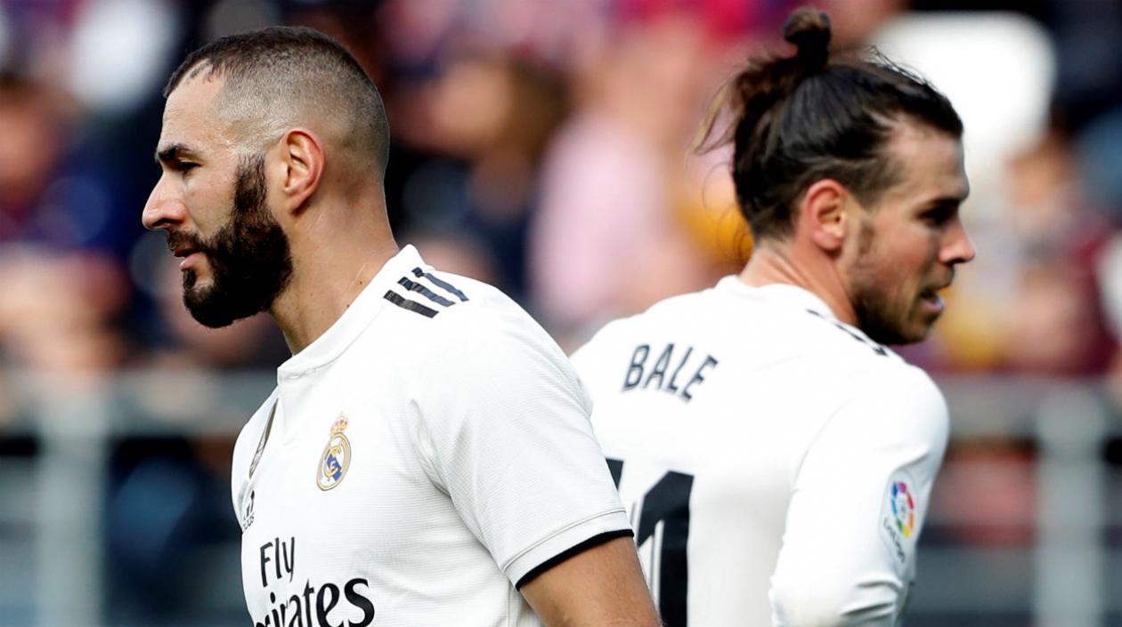 Karim Benzema y Gareth Bale. 