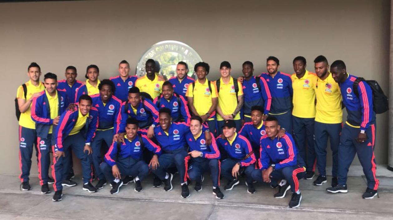 Jugadores de la Selección Colombia. 
