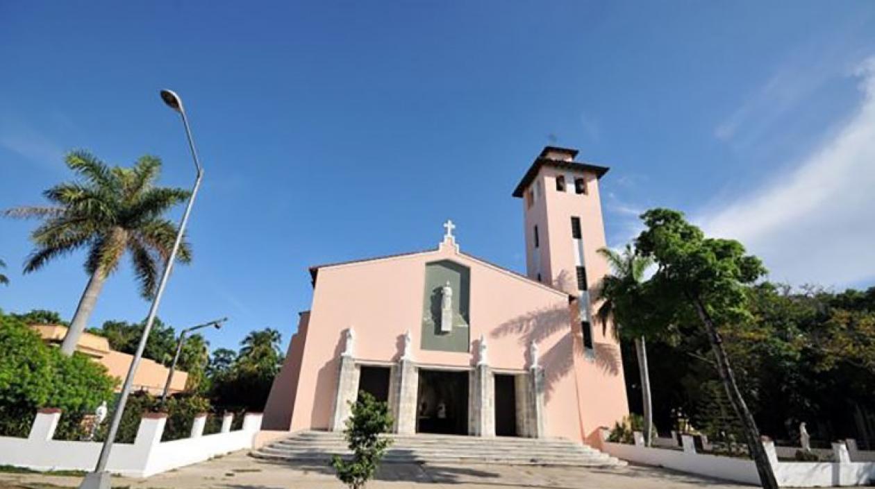Iglesia Santa Rita, en Miramar, La Habana.