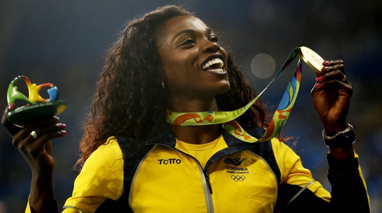 La atleta colombiana Caterine Ibargüen.