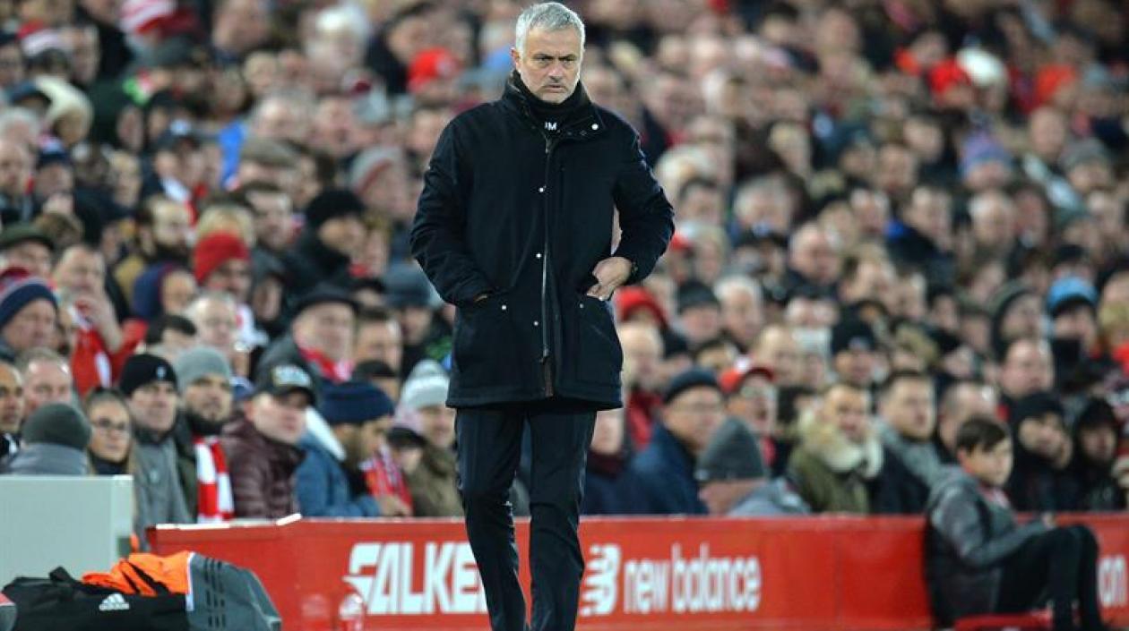 José Mourinho, técnico del Manchester United.