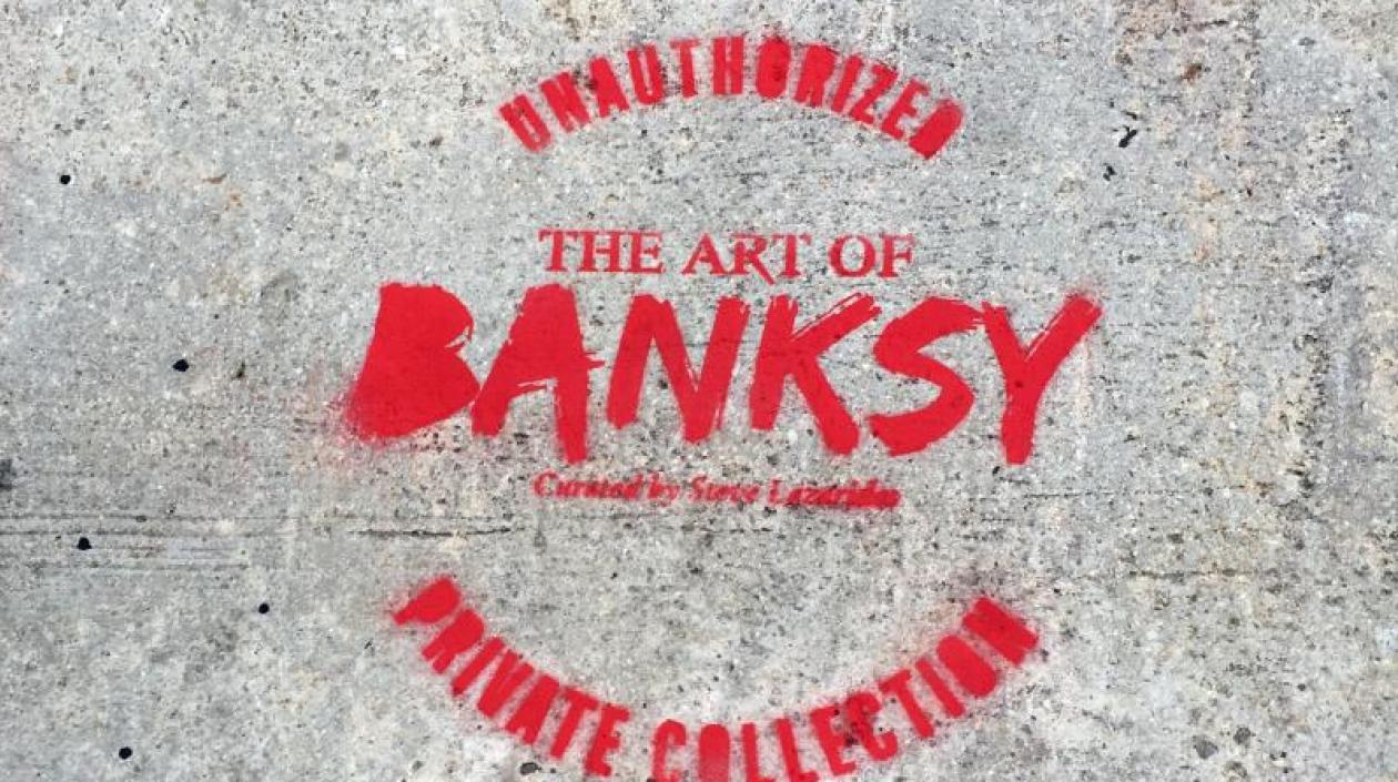 Obra del artista callejero británico Banksy.