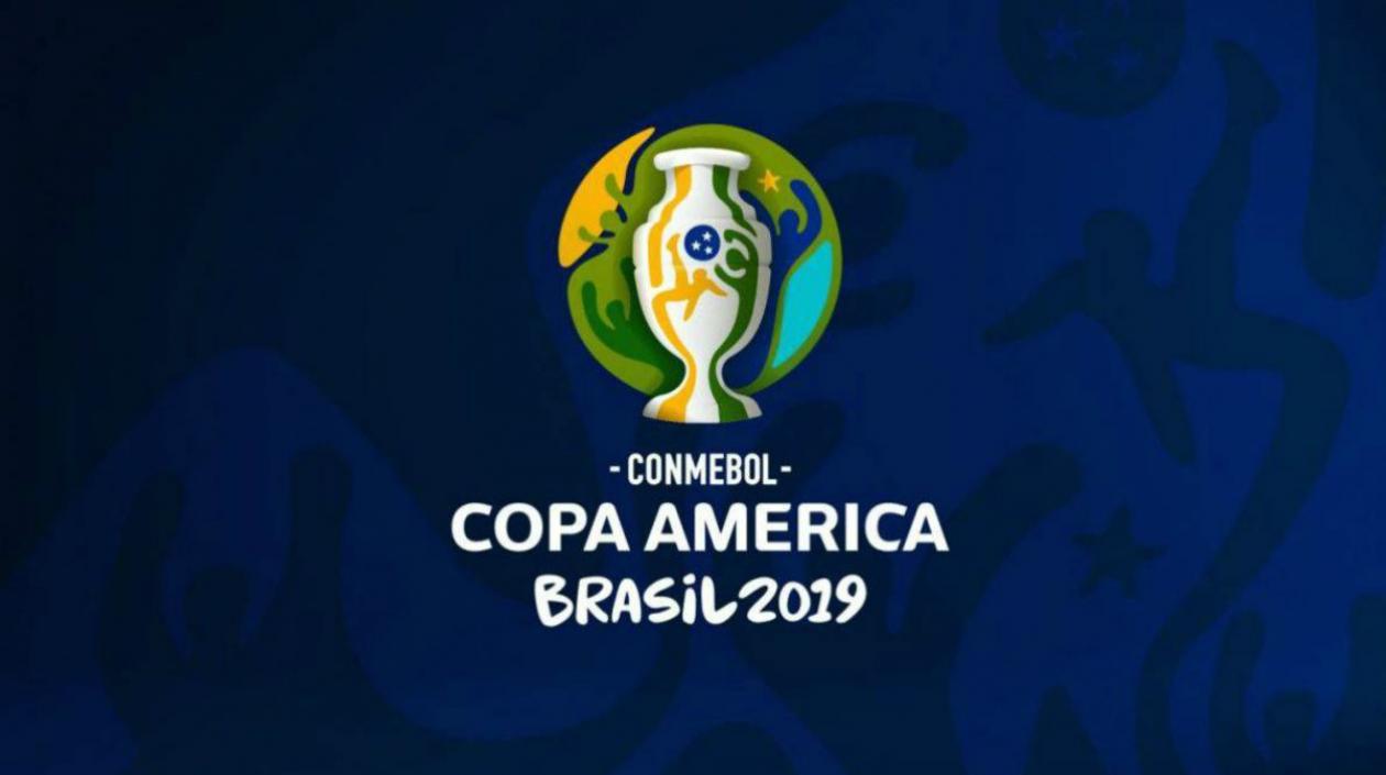 Logo de la Copa América de Brasil. 