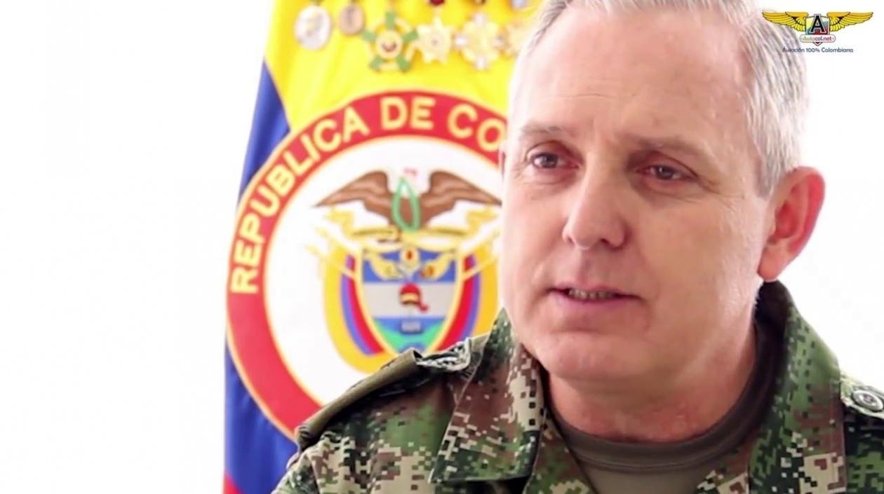 El comandante de la Fuerzas Militares de Colombia, general Alberto José Mejía.