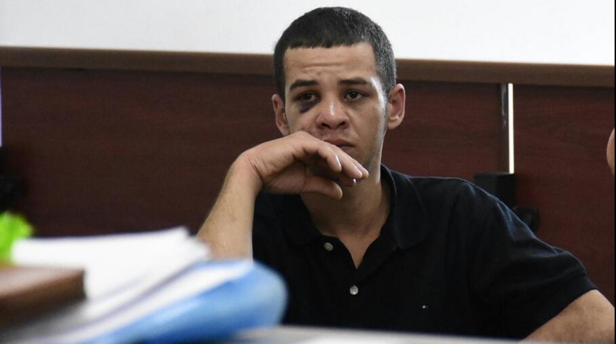 Kevin Samir López Mejía, presunto homicida, tras serle legalizada su captura.