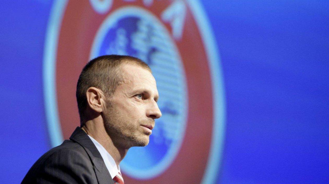 Alekxander Ceferin, presidente de la UEFA. 