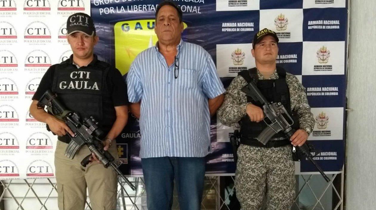 Captura de un hombre de 60 años, sindicado de tener nexos con las extintas Autodefensas Unidas de Colombia.