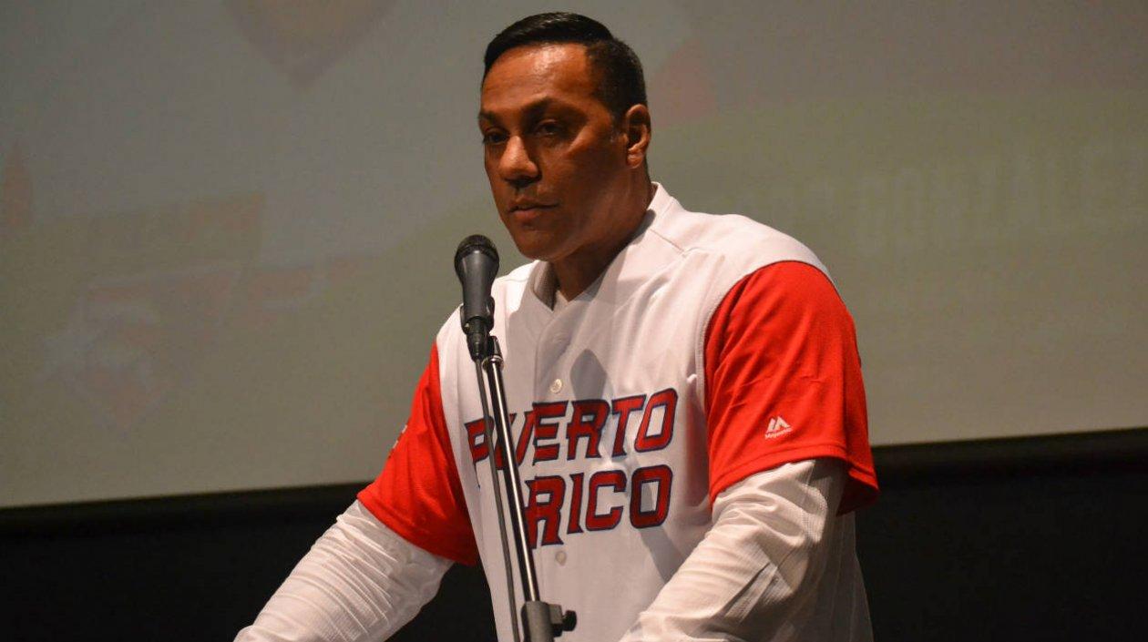 Juan 'Igor' González, manager de Puerto Rico. 