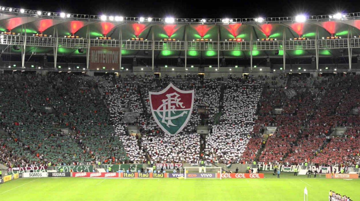 Afición del Fluminense de Río de Janeiro. 