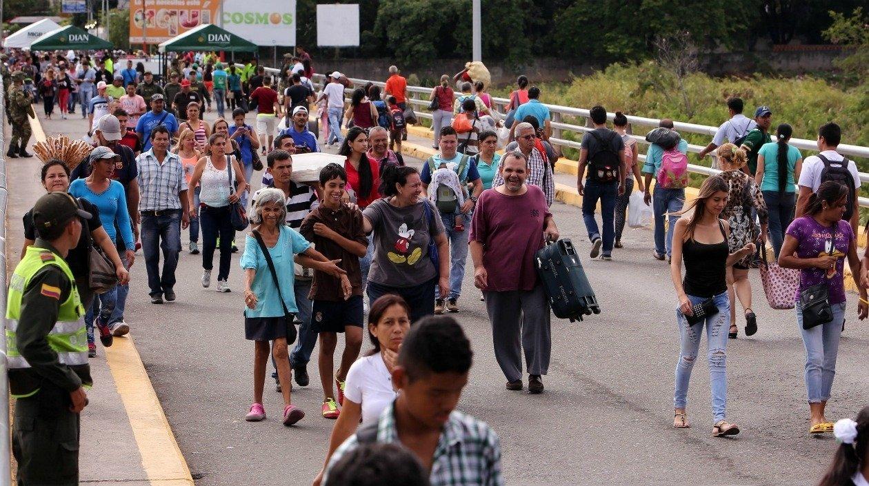 Fueron más de cuarenta mil los ciudadanos venezolanos que cruzaron la frontera.