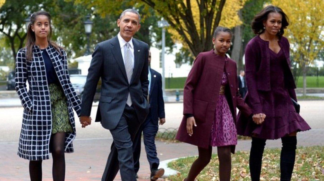 La familia Obama.